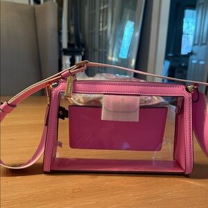 Kate Spade Pink Transparent Crossbody Bag new without tags